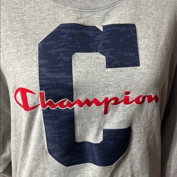 Champion Gray Long Sleeve Shirt - Picture 3 of 4